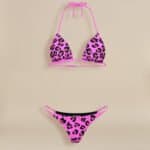 Pink leopard glitter