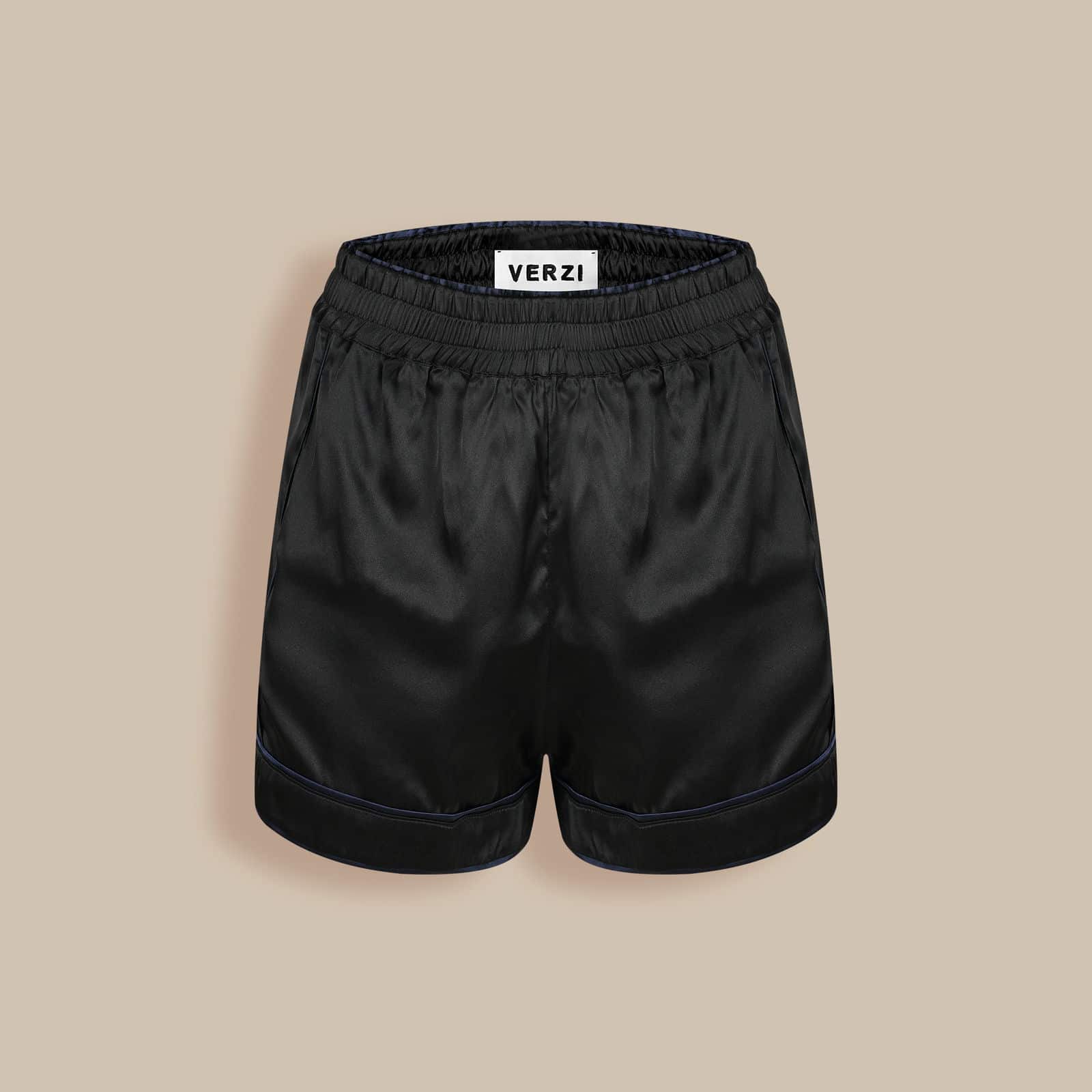 SILK SHORTS - Black