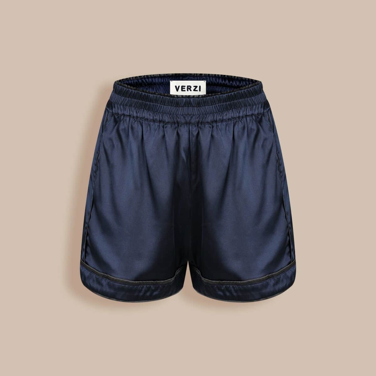 SILK SHORTS - Navy