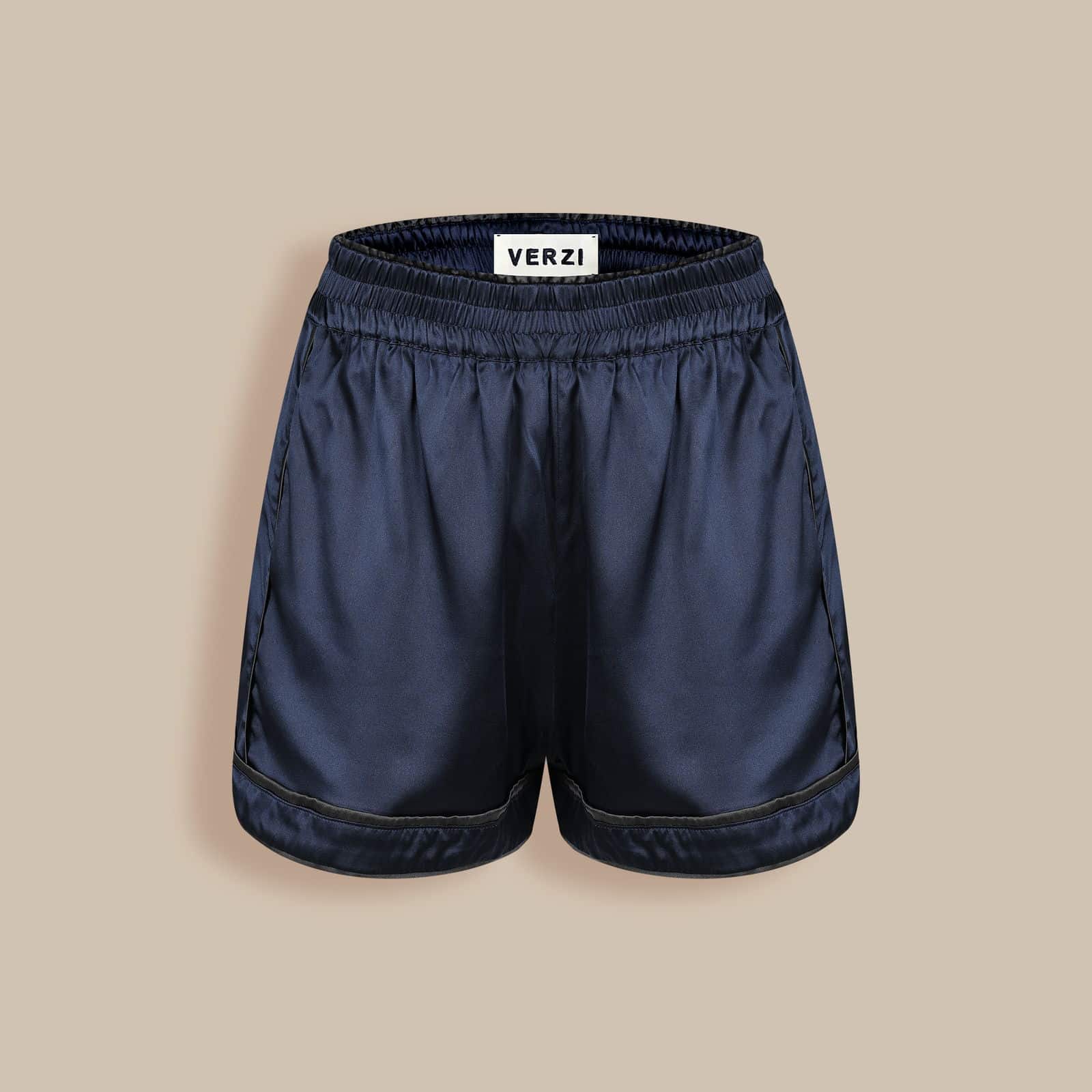 SILK SHORTS - Navy