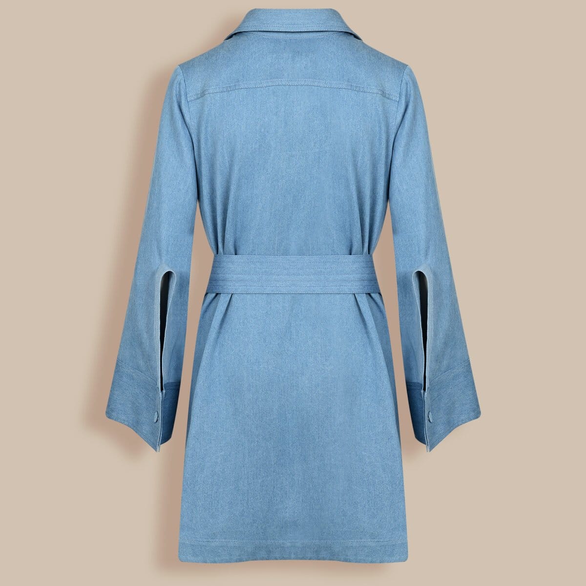 ADELAIDE DENIM DRESS - Faded Denim