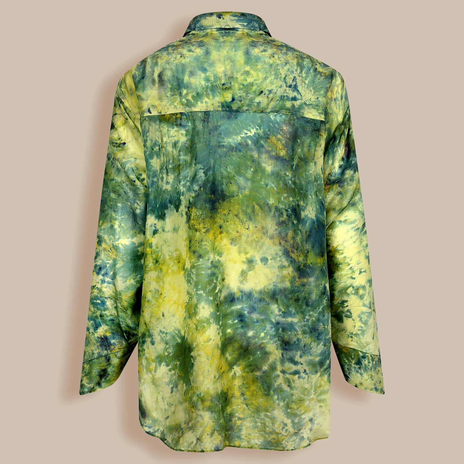 DUNE SILK SHIRT - Lime Explosion - Image 2