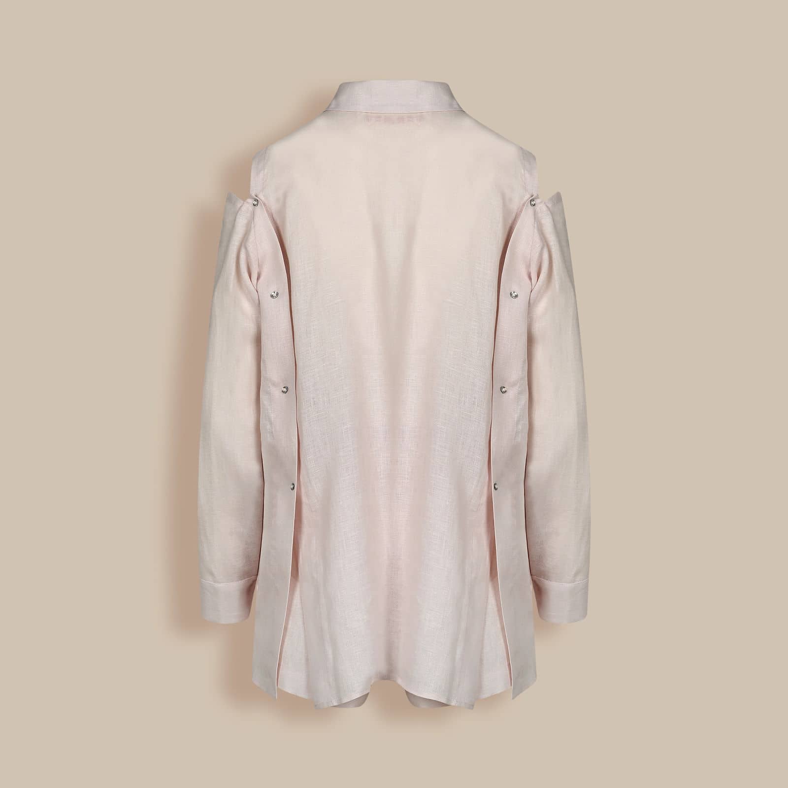 MONK SET IN LINEN - Baby Pink - Image 2