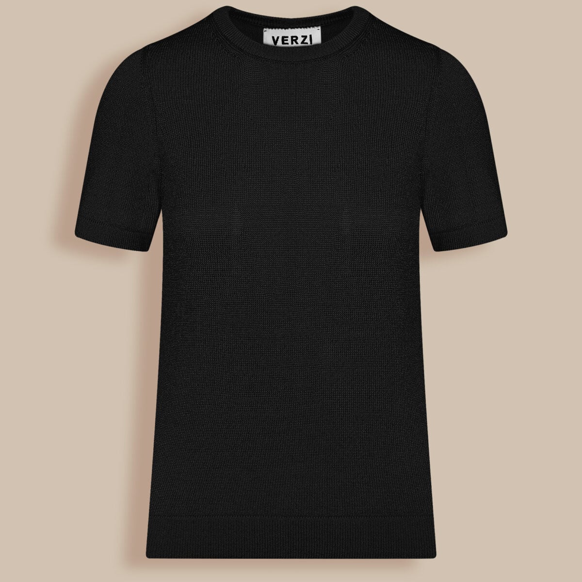 Penelope Knit T-Shirt - Black