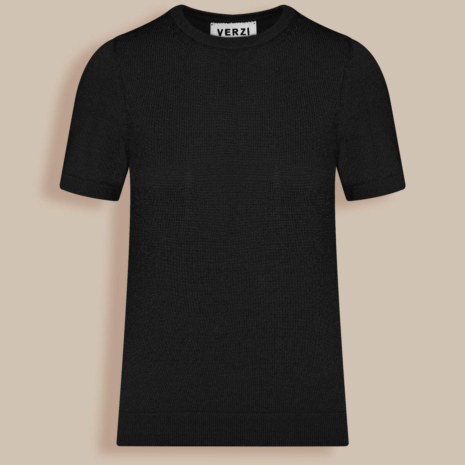 Penelope Knit T-Shirt - Black