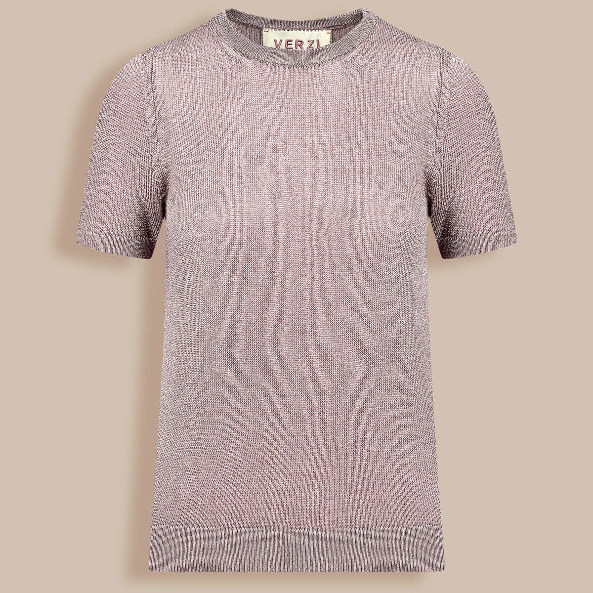 Penelope Knit T-Shirt - Lavender