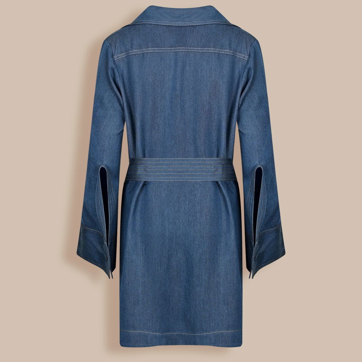 ADELAIDE DENIM DRESS - Dark Denim Wash - Image 2
